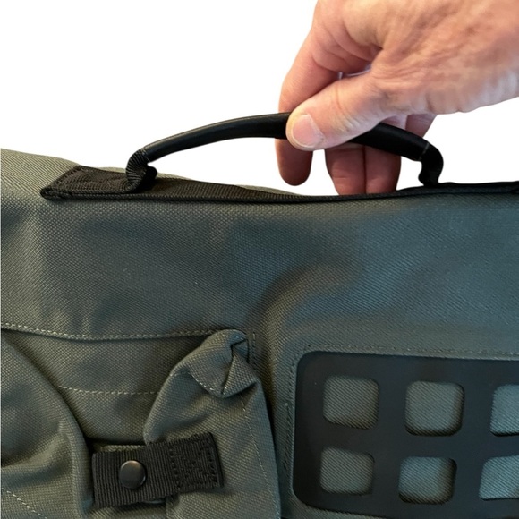 Under Armour X Dwayne Johnson Black and Olive Backpack - Picture 10 of 16